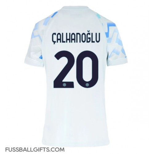 Inter Milan Hakan Calhanoglu #20 Fußballbekleidung Auswärtstrikot Damen 2025-26 Kurzarm